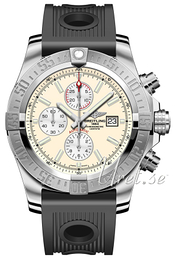 Breitling Super Avenger II Srebrny/Guma Ø48 mm A1337111-G779-201S-A20D.2