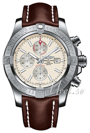 Breitling Super Avenger II Srebrny/Skóra Ø48 mm A1337111-G779-444X-A20D.1