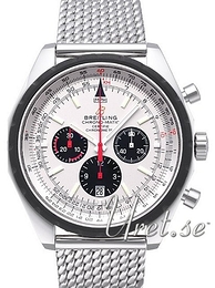 Breitling Chrono-Matic 49 Biały/Stal Ø49 mm A1436002-G658-146A