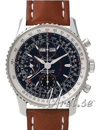 Breitling Montbrillant Datora Czarny/Skóra Ø43 mm A2133012-B571-433X-A20BA