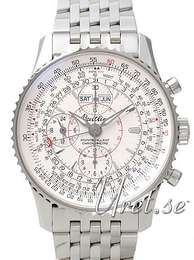 Breitling Montbrillant Datora Biały/Stal Ø43 mm A2133012-G518-441A