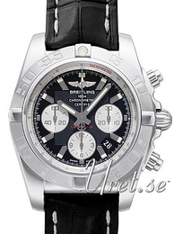 Breitling Chronomat 44 Czarny/Skóra Ø43.5 mm AB011011-B967-743P-A20BA.1
