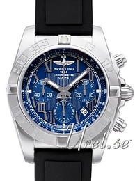 Breitling Chronomat 44 Niebieski/Guma Ø43.5 mm AB011011-C783-131S-A20S.1