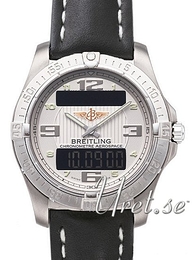 Breitling Professional Aerospace Srebrny/Skóra Ø42 mm E7936210-G682-435X-A20BASA.1