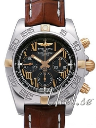 Breitling Chronomat 44 Czarny/Skóra Ø43.5 mm IB011012-B957-739P-A20BA.1