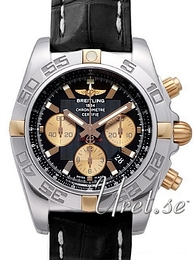 Breitling Chronomat 44 Czarny/Skóra Ø43.5 mm IB011012-B968-743P-A20BA.1