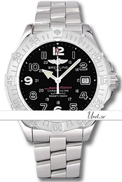 Breitling Superocean Czarny/Stal Ø42 mm A17360-108