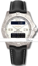 Breitling Aerospace Srebrny/Skóra Ø42 mm E79362-041 Black Calf