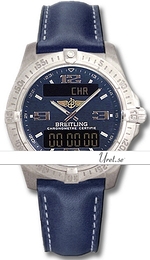 Breitling Professional Aerospace Niebieski/Skóra Ø42 mm E79362-071 Blue Calf
