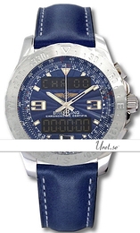 Breitling Airwolf Raven Niebieski/Skóra Ø43 mm A78363-071 Blue Calf