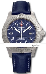 Breitling Avenger Seawolf Niebieski/Skóra Ø44 mm 282Calf