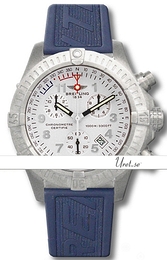 Breitling Chrono Avenger M1 Biały/Guma Ø44 mm 278 (871)