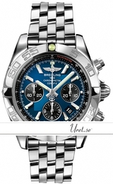 Breitling Chronomat 44 Niebieski/Stal Ø43.5 mm AB0110-075