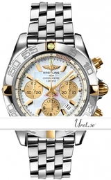 Breitling Chronomat 44 Biały/Stal Ø43.5 mm IB0110-255