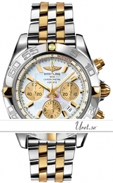 Breitling Chronomat 44 Biały/Stal Ø43.5 mm IB0110-256