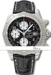 Breitling Chronomat Calibre 13 Czarny/Skóra Ø43.7 mm A13356-1612 Black Croco