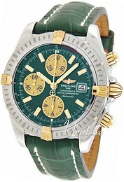 Breitling Chronomat Zielony/Skóra Ø44 mm 162 (760)