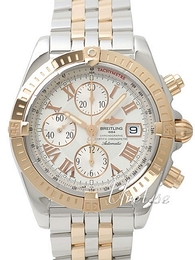 Breitling Chronomat Biały/Stal Ø44 mm 458BRAC