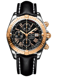 Breitling Chronomat Calibre 13 Czarny/Skóra Ø43.7 mm C13356-101 Black Calf