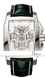 Breitling for Bentley Flying B Srebrny/Skóra 57.3x38.5 mm FLYBCHR35