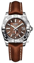 Breitling Galactic 36 Automatic Brązowy/Skóra Ø36 mm A37330-091 / 204