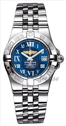 Breitling Galactic 30 Niebieski/Stal Ø30 mm A71340L-725 / 223