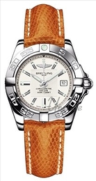 Breitling Galactic 32 Beżowy/Skóra Ø31.8 mm A71356L-0416 / 214