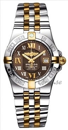 Breitling Galactic 30 Brązowy/18 karatowe żółte złoto Ø30 mm B71340L-096 / 226