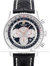 Breitling Montbrillant Czarny/Skóra Ø38 mm A41370-xx12 Black Croco