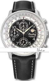 Breitling Montbrillant Olympus Czarny/Skóra Ø42 mm A19350-301 Black Calf