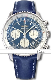 Breitling Navitimer Limited Niebieski/Skóra Ø42 mm A23322-021 Blue Calf