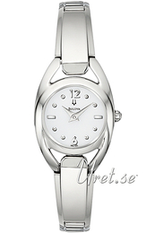 Bulova Bangle Biały/Stal Ø30 mm 96L125
