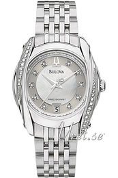 Bulova Precisionist Biały/Stal Ø32 mm 96R141