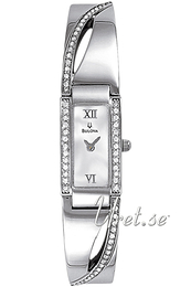 Bulova Crystal Biały/Stal 96T63