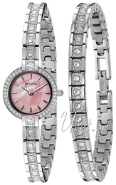 Bulova Dress Różowy/Stal Ø22 mm 96X131