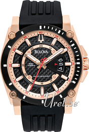 Bulova Precisionist Czarny/Guma Ø46 mm 98B152