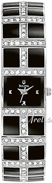 Bulova Crystal Czarny/Stal 98L109