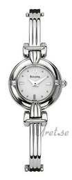 Bulova Bracelet Dam Biały/Stal Ø20 mm 96L007