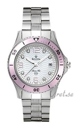 Bulova Marine Star Dam Biały/Stal Ø30 mm 98P005