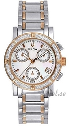 Bulova Marine Star Dam Biały/Stal Ø29 mm 98W04