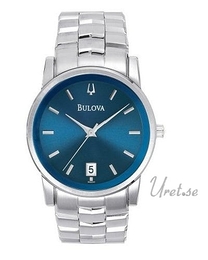 Bulova Bracelet Herr Niebieski/Stal Ø37 mm 96G60