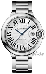 Cartier Ballon Blue Srebrny/18 karatowe białe złoto Ø42 mm W69013Z2