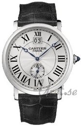 Cartier Coleccion Privee   Srebrny/Skóra Ø26 mm W1550751
