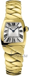 Cartier La Doña Srebrny/18 karatowe żółte złoto 22x22 mm W640020H