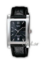 Casio Collection Czarny/Skóra 42x28 mm BEM-100L-1AVEF