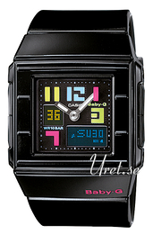 Casio Baby-G Czarny/Żywica z tworzywa sztucznego 43.2x36 mm BGA-200PD-1BER