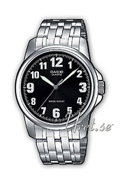 Casio Collection Czarny/Stal Ø39.6 mm MTP-1260D-1BEF