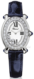 Chopard Happy Sport Biały/Skóra 30x24.5 mm 27/7465-1006
