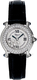 Chopard Happy Sport Biały/Skóra Ø26 mm 27/8298-2003