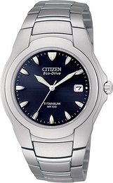Citizen Eco Drive 180 Niebieski/Stal Ø37 mm BM6260-58L